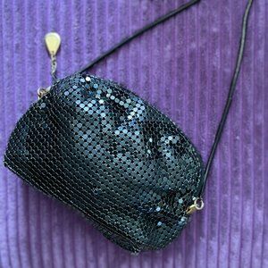 Vintage black evening purse